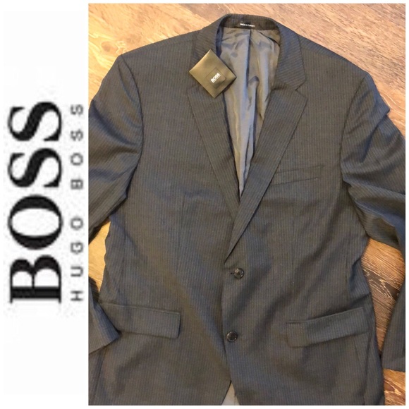 Hugo Boss Other - Hugo Boss NEW pin stripe suit jacket blazer 44R